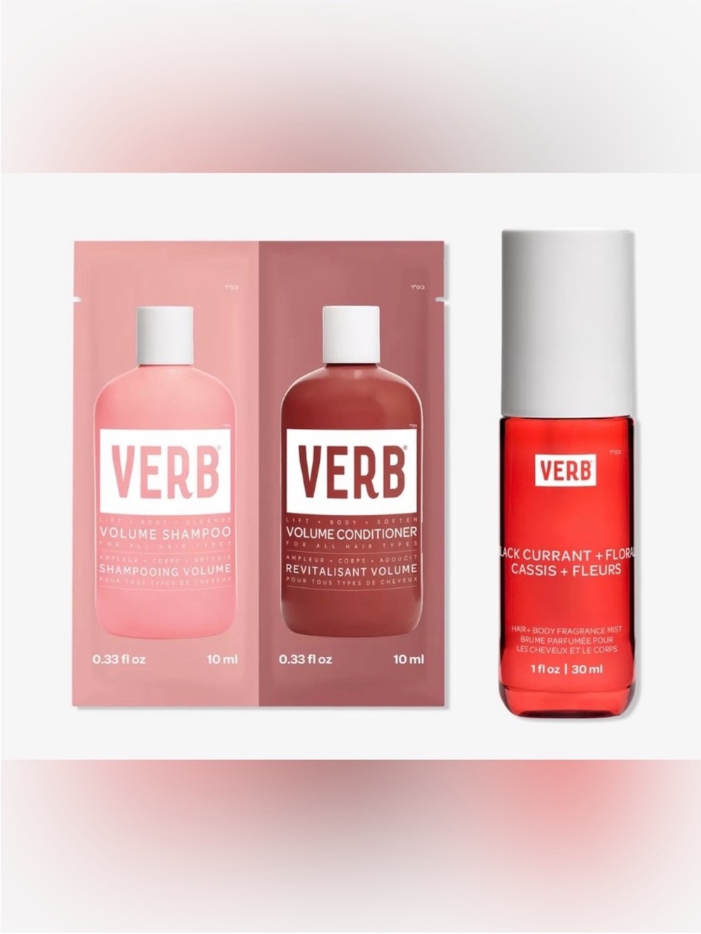 VERB 3 Piece Hair Care Set NEW